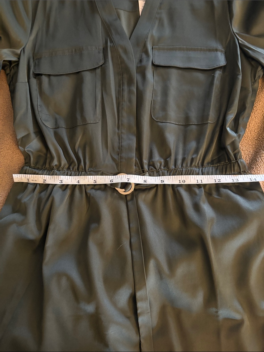 Beautiful green midi dress - Picture 5 of 7